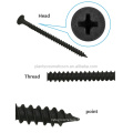 Black phosphatic gypsum drywall screw 3.5*25mm